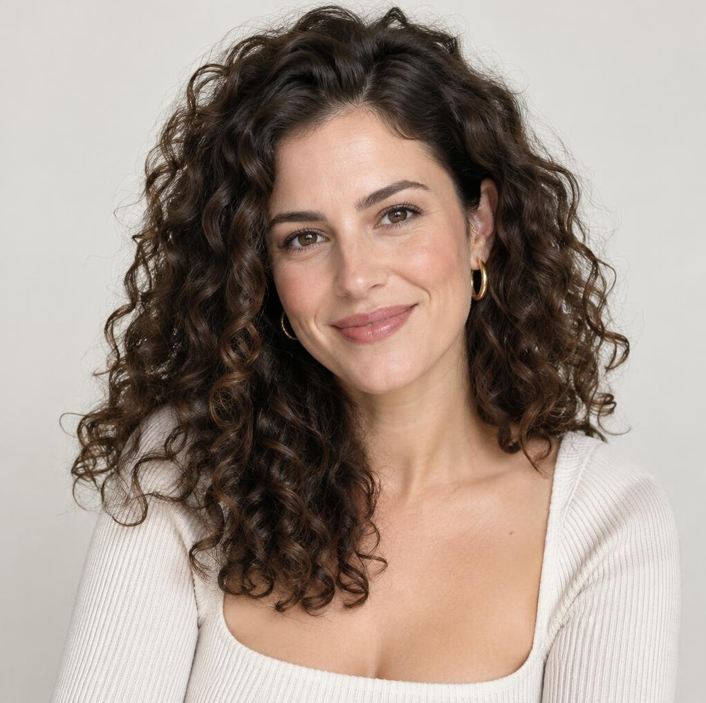 Studio portrait of a woman beauty editor